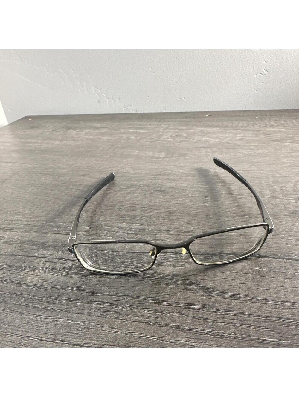 Oakley Eyeglasses SOCKET 2.0 Pewter/Blue FRAMES ONLY 51-18-133 Full Rim